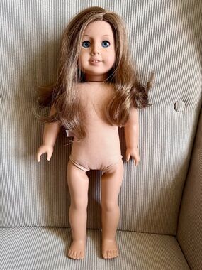 American Girl Doll Pleasant Company Early 2000s Freckles Blue Eyes